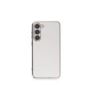 Samsung Galaxy S23 Plus Kılıf Volet Silikon - Beyaz