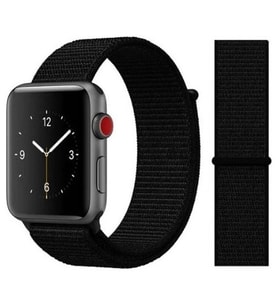 Mi7a Apple Watch Seri 7 6 5 4 3 2 Se 42MM / 44MM / 45MM Uyumlu Spor Loop Dokuma Hasır Kordon