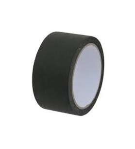 SİYAH TEKLİ ÇADIR - TAMİR BANTI 48MMX10MT (5343)