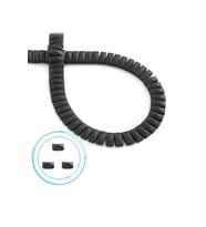 Hematit Doğal Taş Mat Siyah Piramit Kesim Çift Delik 8x3mm Dizi [AA]