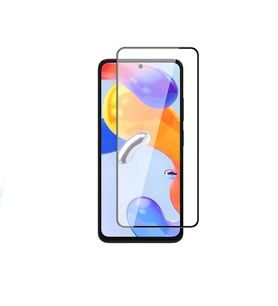 Redmi 11 Pro 5G Ekran Koruyucu Ekranı Tam Kaplayan Davin 5D Cam (Siyah)