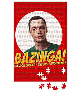 The Big Bang Theory Sheldon Cooper Bazinga Puzzle