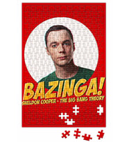 The Big Bang Theory Sheldon Cooper Bazinga Puzzle