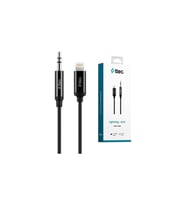 Aux To Lightning iPhone Ses Kablosu 100 Cm, 1 Metre Siyah 2 Yıl Garantili Yüksek Kalite - 2DK42