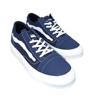 Noka Vespa Erkek Denim Keten Sneaker Ayakkabı (Lacivert)