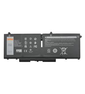 Dell Latitude 5530, 07KRV ile Uyumlu Notebook Bataryası Pili - Ver.1 - 4 Cell (Siyah)