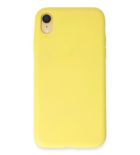 Durukar® iPhone XR Kılıf First Silikon - Sarı