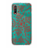 Xiaomi Redmi 9T  Kamera Korumalı Kapak Nostalji Desen Tasarımlı Şeffaf  Kılıf