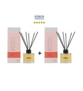 2x Karpuz Mango Dekoratif Ortam Kokusu 120 ml Dymanic Place - Bambu Çubuklu