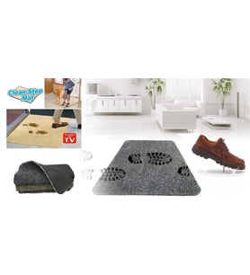 Çamaşır Makinesinde Yıkanabilir Kir Toz Emici Mikrofiberli Paspas (5680)