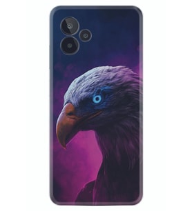 General Mobile GM 24 Pro Kılıf Silikon Desen Özel Seri Kartal 1622