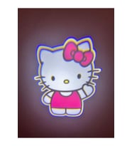 Hello Kitty KAPI ALTI LED AYDINLATMA ARAÇ LOGOLU