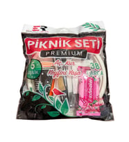 ŞeyliŞeyler - Piknik Seti 5 Kişilik 38 Parça Hazır Set 1 Paket