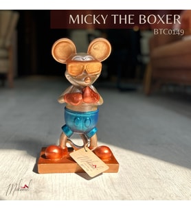 El yapımı boksör Mickey –spor ve eğlenceyi buluşturan dekoratif boks figürü- Mükemel Özgün Tasarım