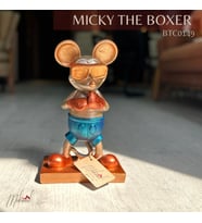 El yapımı boksör Mickey –spor ve eğlenceyi buluşturan dekoratif boks figürü- Mükemel Özgün Tasarım