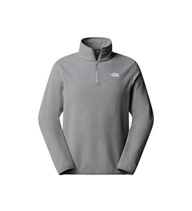 The North Face M Glacier Fleece 1/4 Zip Jacket Kadın Outdoor Parka NF0A8D0QCQI1 Gri