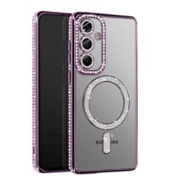 Samsung Galaxy S26 Joke Simli Magneticsafe Kılıf - Derin Mor