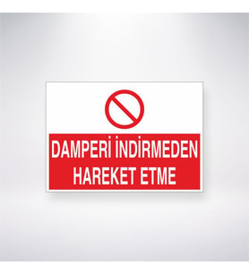 Damperi İndirmeden Hareket Etme