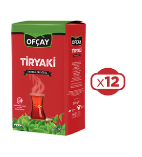 Ofçay Tiryaki Çay 500 gr x 12 Adet
