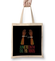 Juneteenth GIFS 2021 Bez Çanta Uzun Saplı