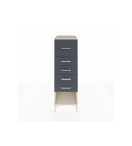 Kronos Dolap 5 Çekmeceli 44x59x134 Aytaşı-Antrasit