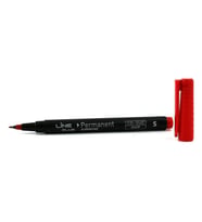 Lineplus Permanent OHP Marker Kırmızı S Uç Asetat Kalemi 