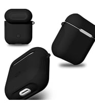 Apple Airpods Kılıf Zore Shockproof Silikon Kılıf Siyah