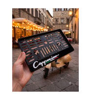 Cappuccino İsme Özel Kabartmalı Lüks Pleksi Plakalık Motor