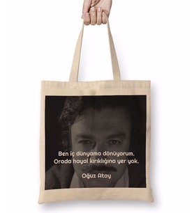 Oğuz Atay Söz 06 Bez Çanta Uzun Saplı
