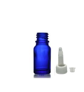 10ml mavi cam şişe getamisin kapak, 12 adet, plastik üstten damlalıklı şişe, damlatmalı şişe, damlatıcı şişe