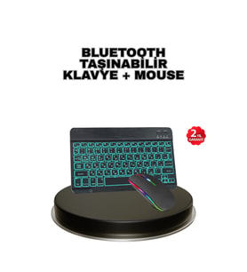 Aydınlatmalı Türkçe Q RGB Klavye Sessiz ve Dayanıklı Tuş Takımı