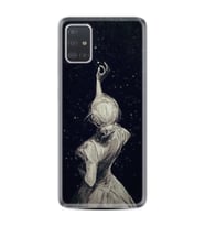 Samsung a71 A72 A73 A7 A9 2018 C7 C9 Kılıf Desenli Silikon Star Woman 1332