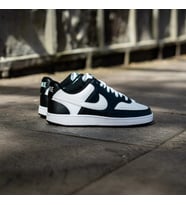NİKE COURT VİSİON LOW DARK BLACK WHİTE
