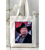 Garth Brooks Baskılı Bez Çanta omuz çantası Kişiye Özel desen 1
