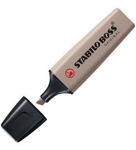 Stabilo Fosforlu Kalem Boss Naturecolors Koyu Gri Fosforlu İşaretleme Kalemi (10 Lu Paket)