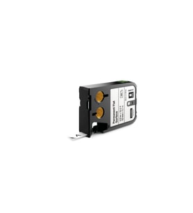 Dymo XTL Sabit Polyester Düz Yüzey,12mmx 9,1 m, Beyaz/Siyah 1868737