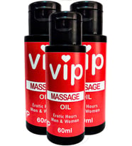 Vıp 3 Adet Eroticmassage Oil / 3 Adet Kadın Erkek Erotikmasaj Yağı 60 Ml