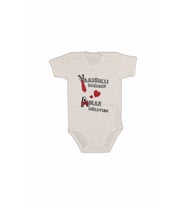 Unisex Bebek Beyaz Kısa Kollu Yakışıklı Babamın Aslan Oğluyum Baskılı Body