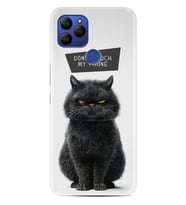 GM 21 Pro Kılıf HD Resim Baskılı Don't Touch Cat StKd -011