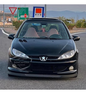 Peugeot 206 206+ 1998-2012 Uyumlu Astra H lip Esnek Ön Lip 2 Parça Tampon Altı Dil Karlık Ön Ek