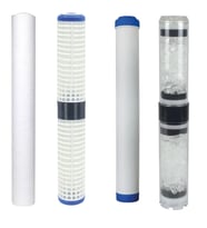 Lotto Filters Tesisat Tipi Su Arıtma Cihazı Yedek Filtre Seti 4'lü Yedek Filtre Seti (Beyaz)