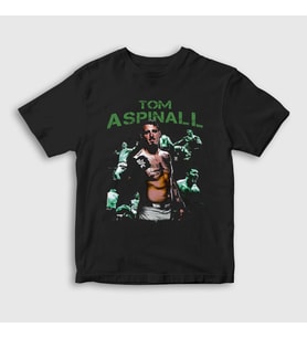 Presmono Unisex Çocuk Siyah Tom Aspinall Ufc Mma Dövüş Sanatları T-Shirt 504458tt