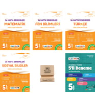 Okyanus 5. Sınıf Classmate Matematik Fen Türkçe Sosyal ve Tüm Dersler 5li Deneme 5li Set + TS