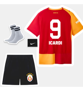 Icârdı-9 Gâlâtâsârây 26-27 Yeni Sezon Çocuk Futbol Forması - 4'lü Set