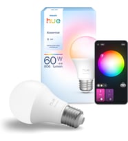 Philips Hue Essential 8W E27 806 Lumen Renkli Akıllı Ampul A60 (Çok Renkli)
