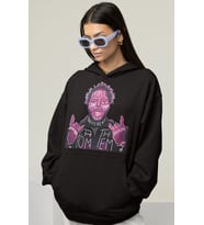Post Malone Rapper Baskılı Unisex Oversize Şarkıcı Hoodie