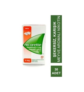 Nicorette Meyveli Sakız 4 mg 30 adet