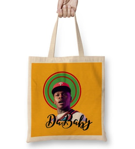 D'Angelo Russell Vintage Art - Legend Basketball Gift Bez Çanta Uzun Saplı