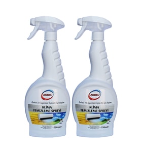 AKBEL KLİMA TEMİZLEME SPREYİ 750 ML 2 Lİ EKONOMİK PAKET