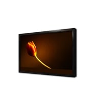Kırmızı Gül Çerçeveli Mdf Tablo